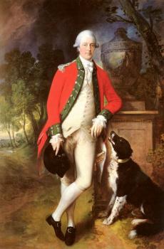 托馬斯 庚斯博羅 Portrait Of Colonel John Bullock 托馬斯 庚斯博羅 Portrait Of Colonel John Bullock